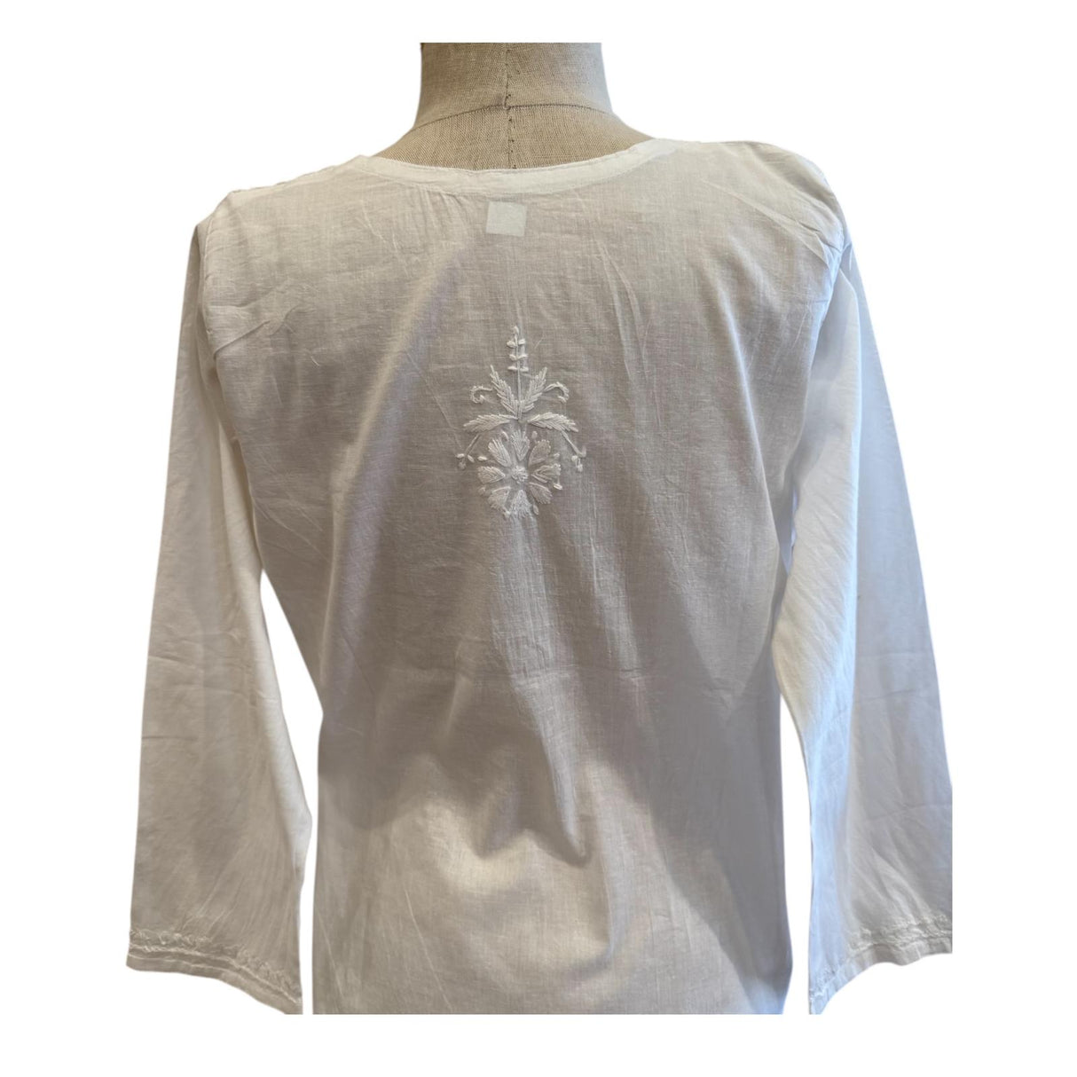 Hand Embroidery Chickankari Tunic