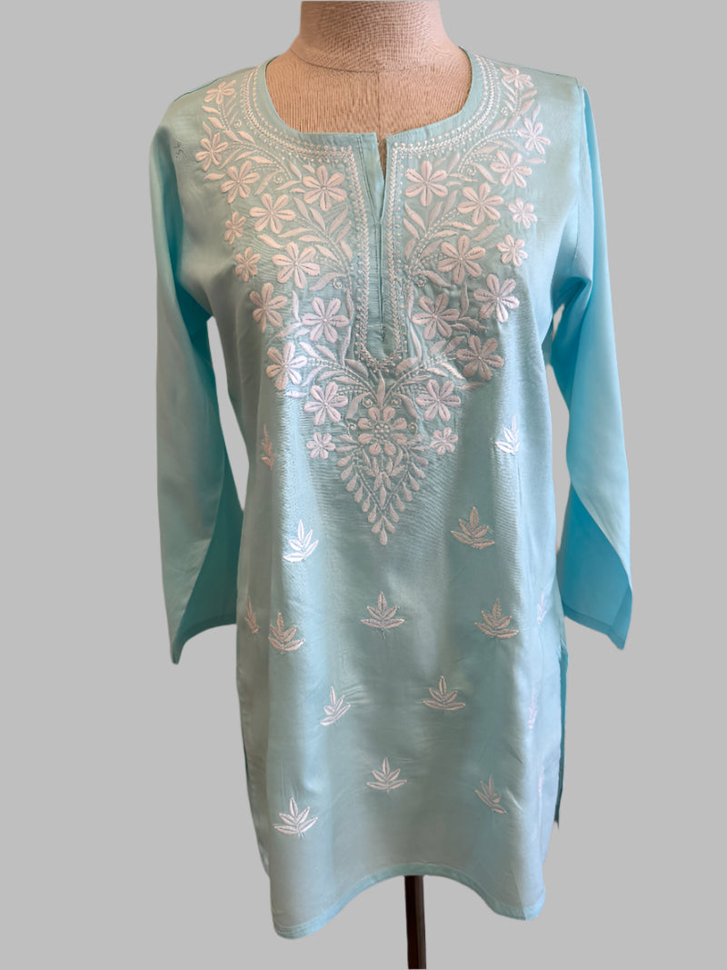 Women's Cotton Kurti with Chicken Embroidery