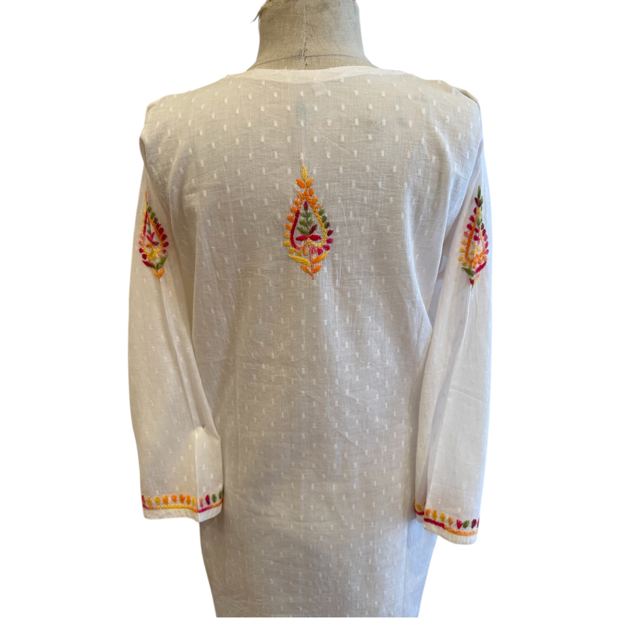 Women's Pure cotton chickan kari Tunic
