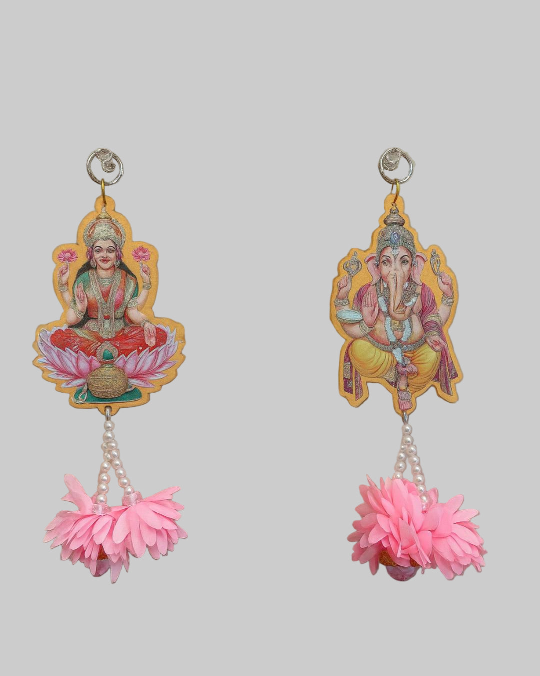 Hanging Wall Décor – Goddess Lakshmi & Lord Ganesh Pair