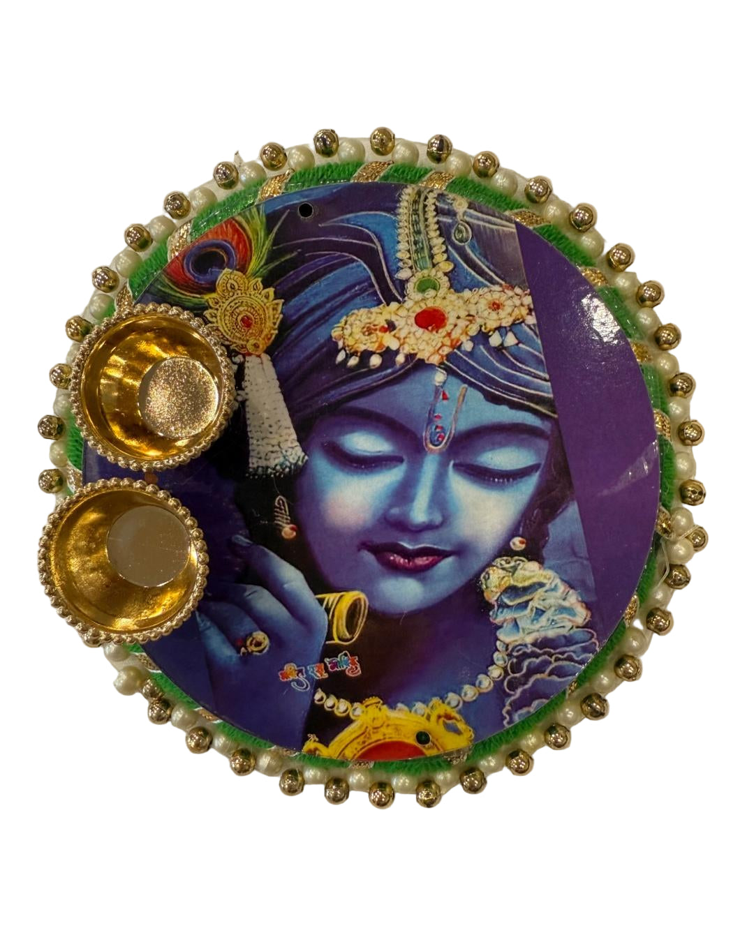 🎶 Divine Krishna Pooja Thali 🎶