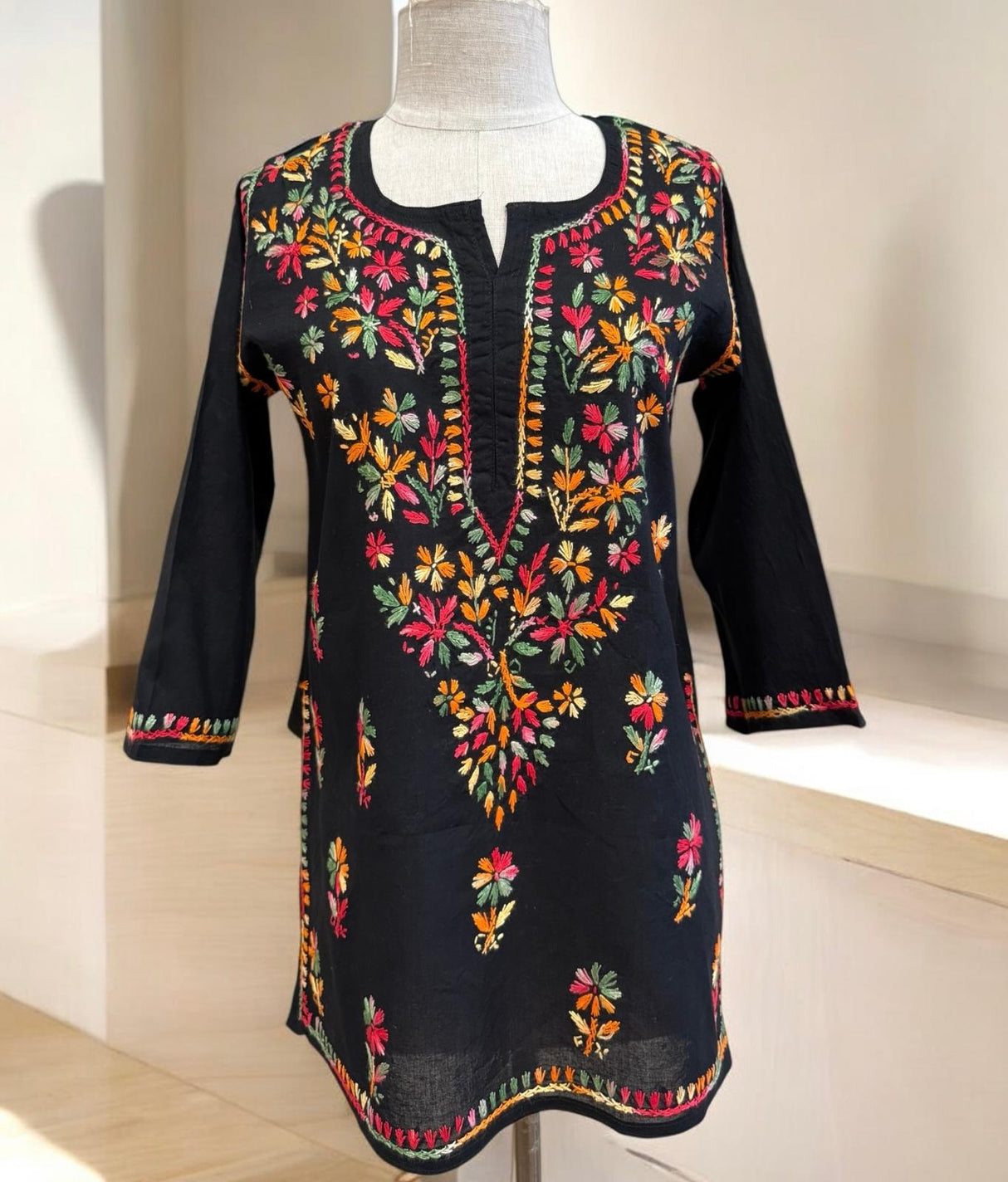 Short 100% Cotton Kurti (Top)