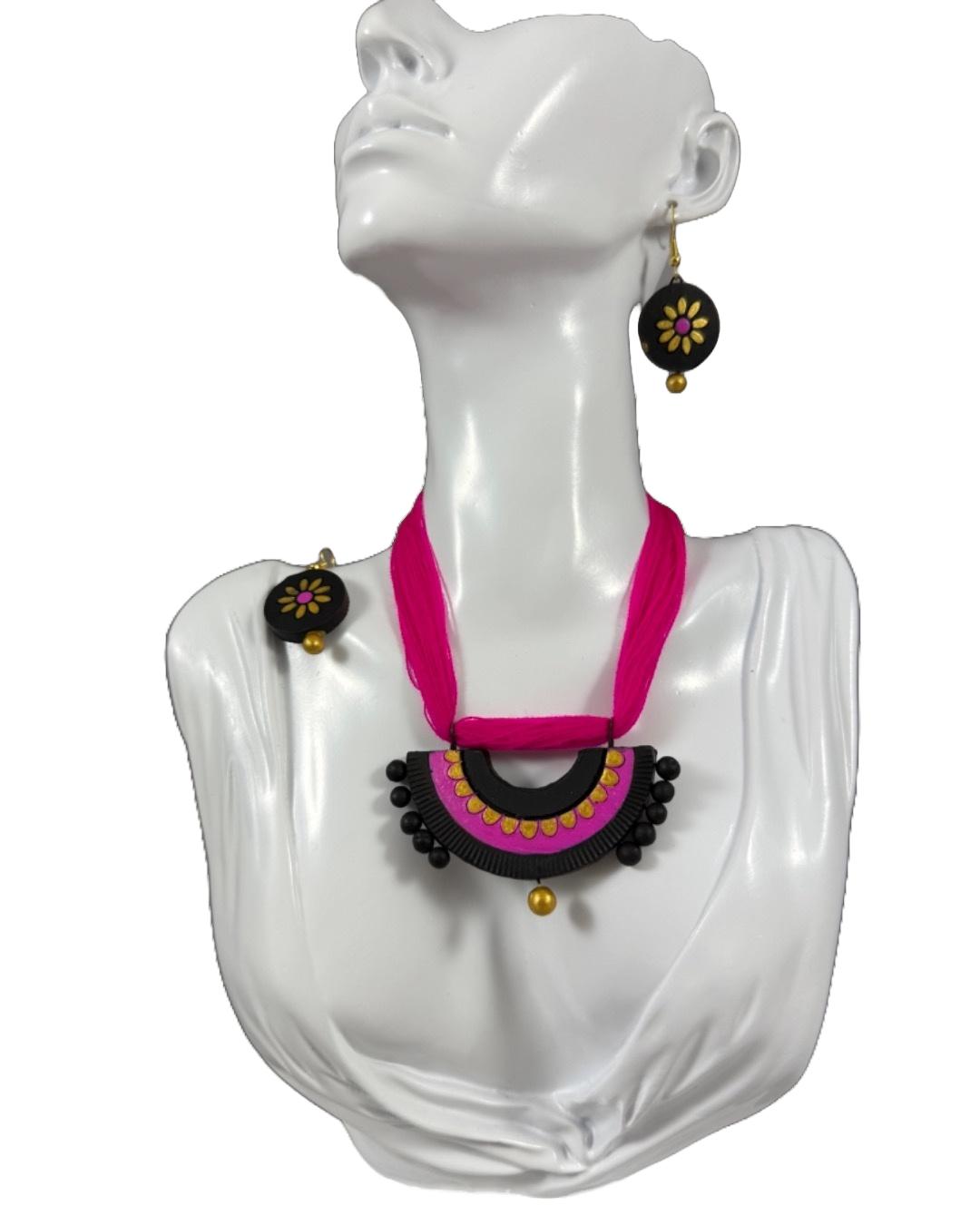 Handcrafted Terracotta Jewelry Set