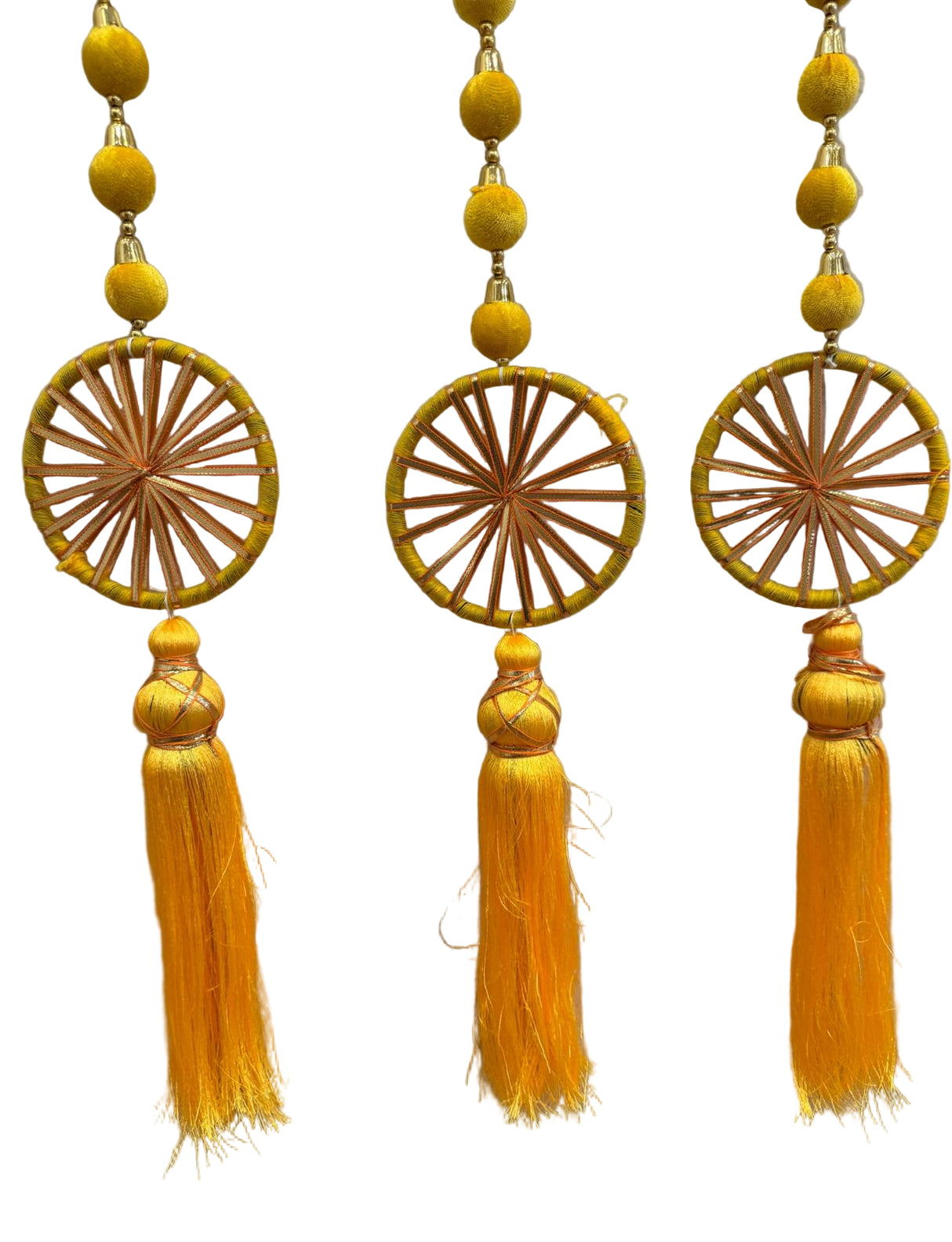 Handmade Decorative Toran / Wall Hanging with Beads and Tassels