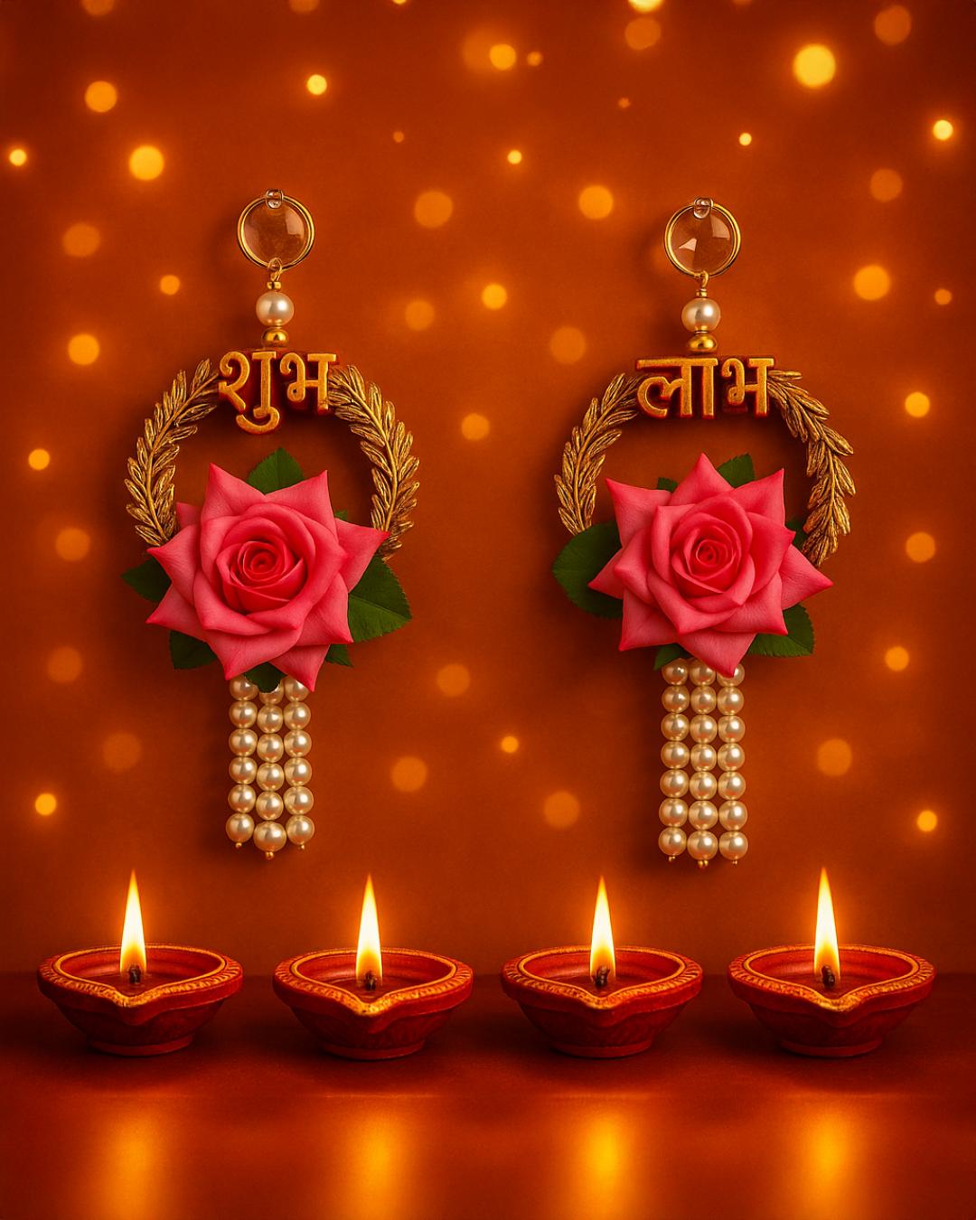 Shubh Labh Wall Hanging Décor