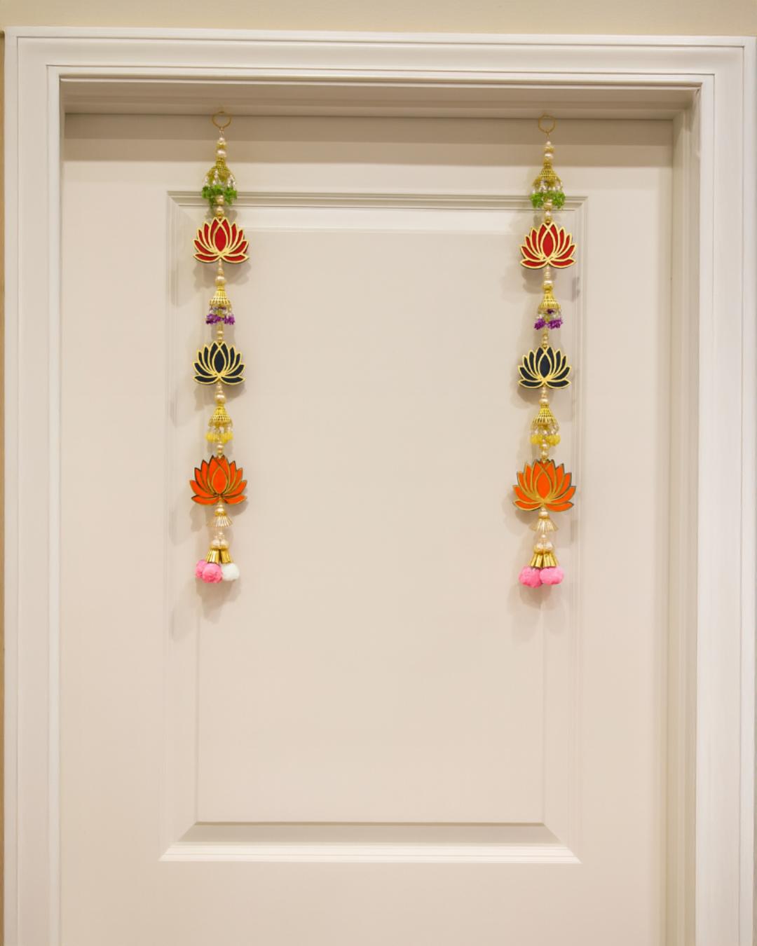 Lotus Themed Hanging Toran / Wall Decor
