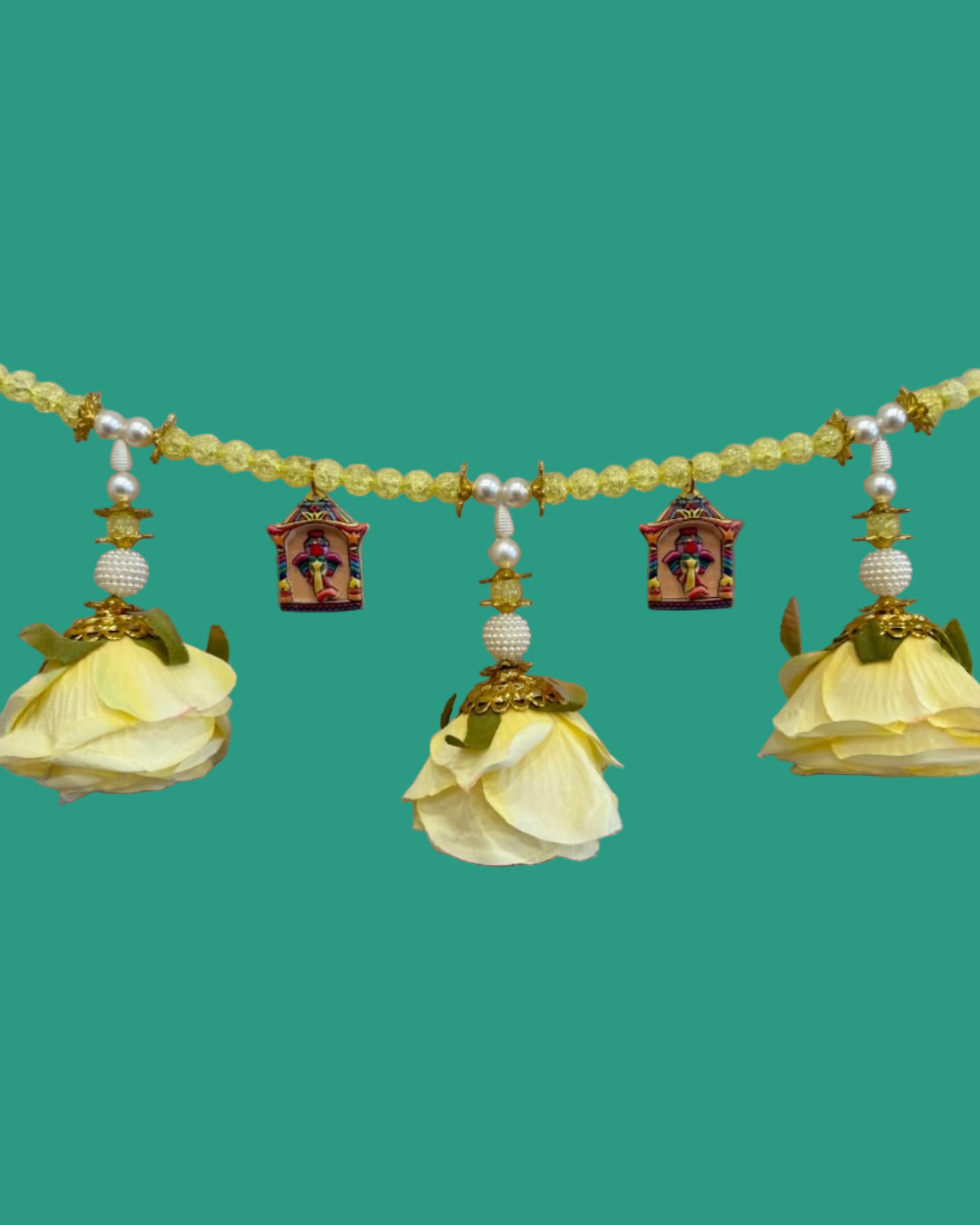 🌸 Decorative Toran Collection – Yellow & Green Variants