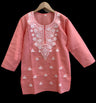 Women's Cotton Kurti with Chicken Embroidery