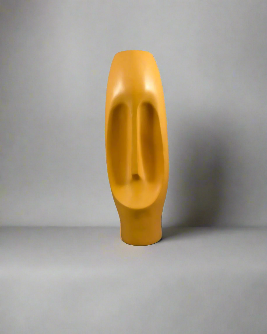 Modern Abstract Face sculpture