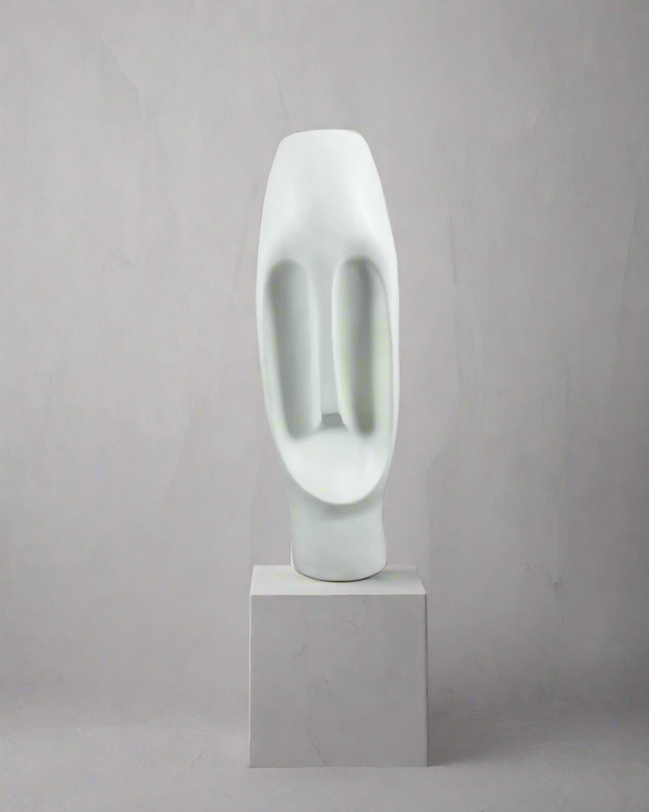 Modern Abstract Face sculpture