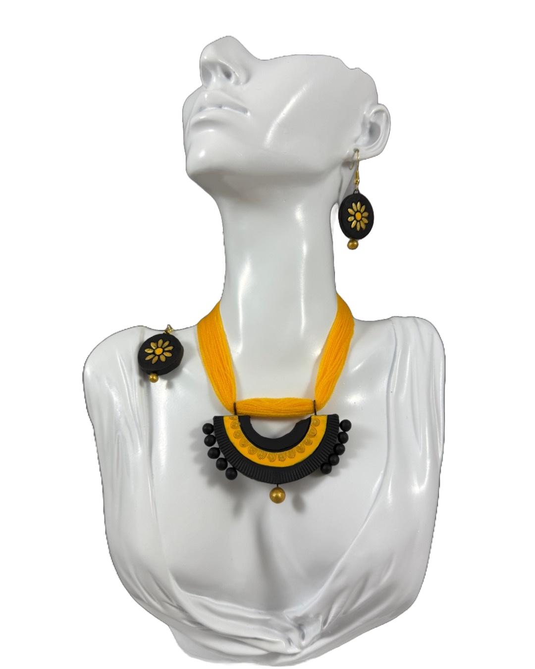 Handcrafted Terracotta Jewelry Set