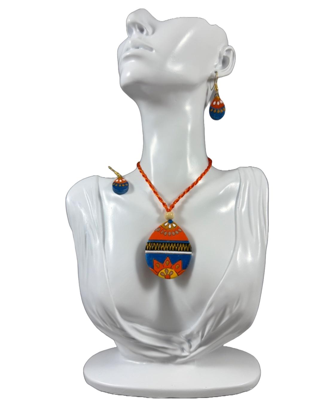 Exquisite Handcrafted Terracotta Jewelry Set