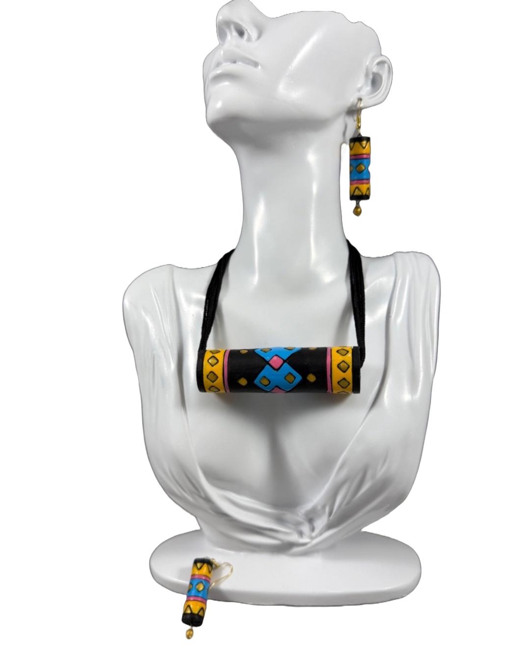 Handcrafted Terracotta Jewelry Set