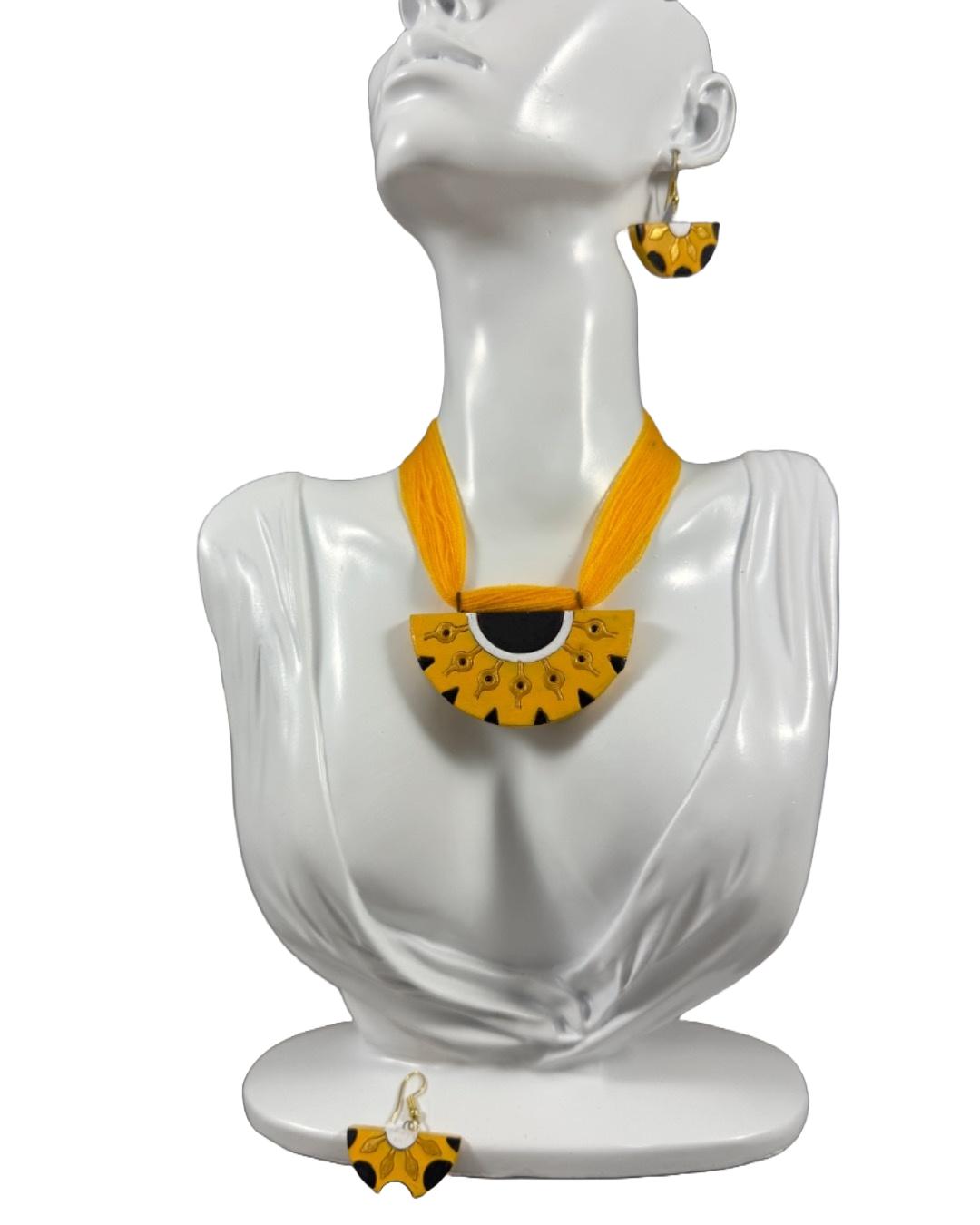 Handcrafted Terracotta Jewelry Set