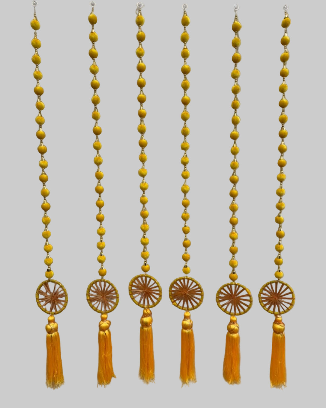 Handmade Decorative Toran / Wall Hanging with Beads and Tassels