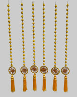 Handmade Decorative Toran / Wall Hanging with Beads and Tassels