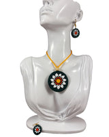 Handcrafted Terracotta Floral Jewelry Set