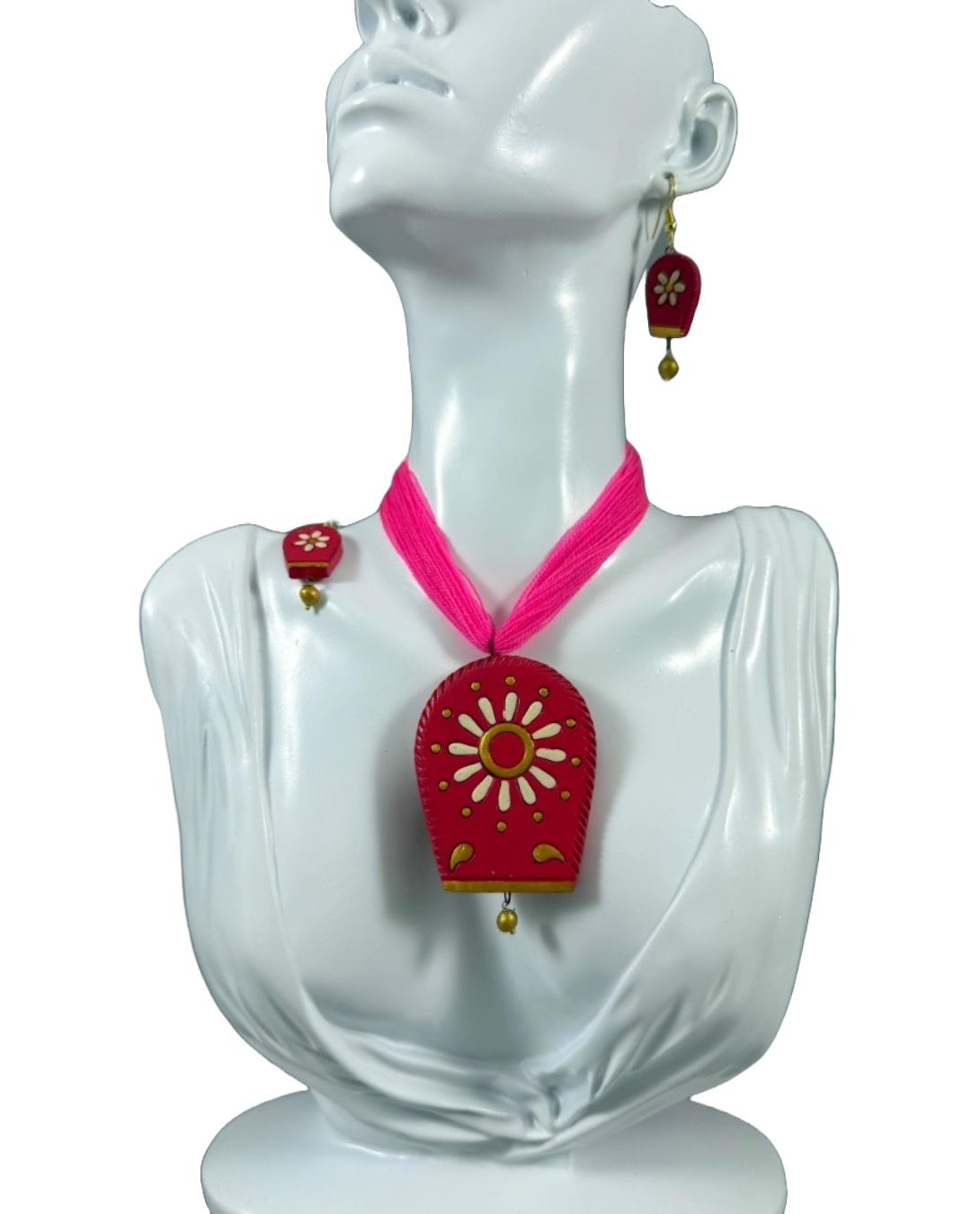 Handcrafted Terracotta Jewelry Set