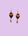 Handcrafted Statement Earrings – Vibrant Leaf-Inspired Designs