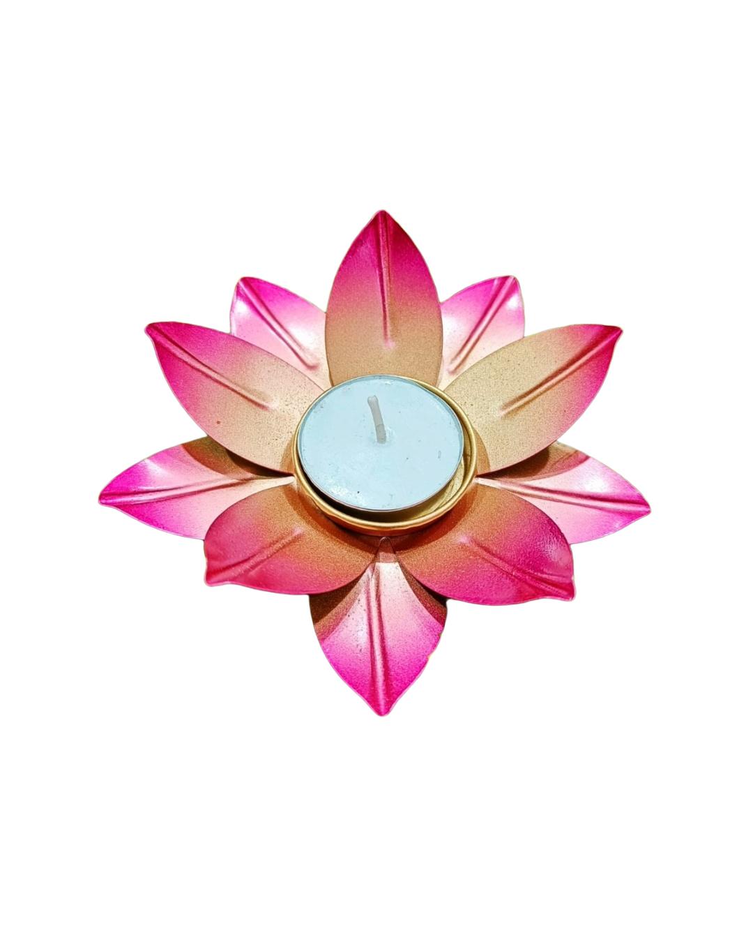 Lotus Tealight Candle Holder-Sets of Four