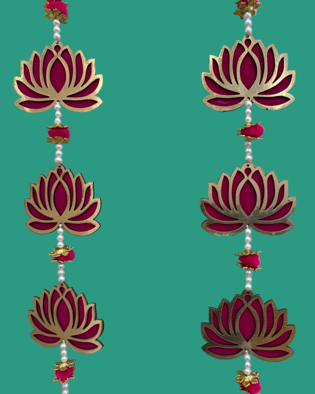Lotus Wall Hanging Toran – Single Piece