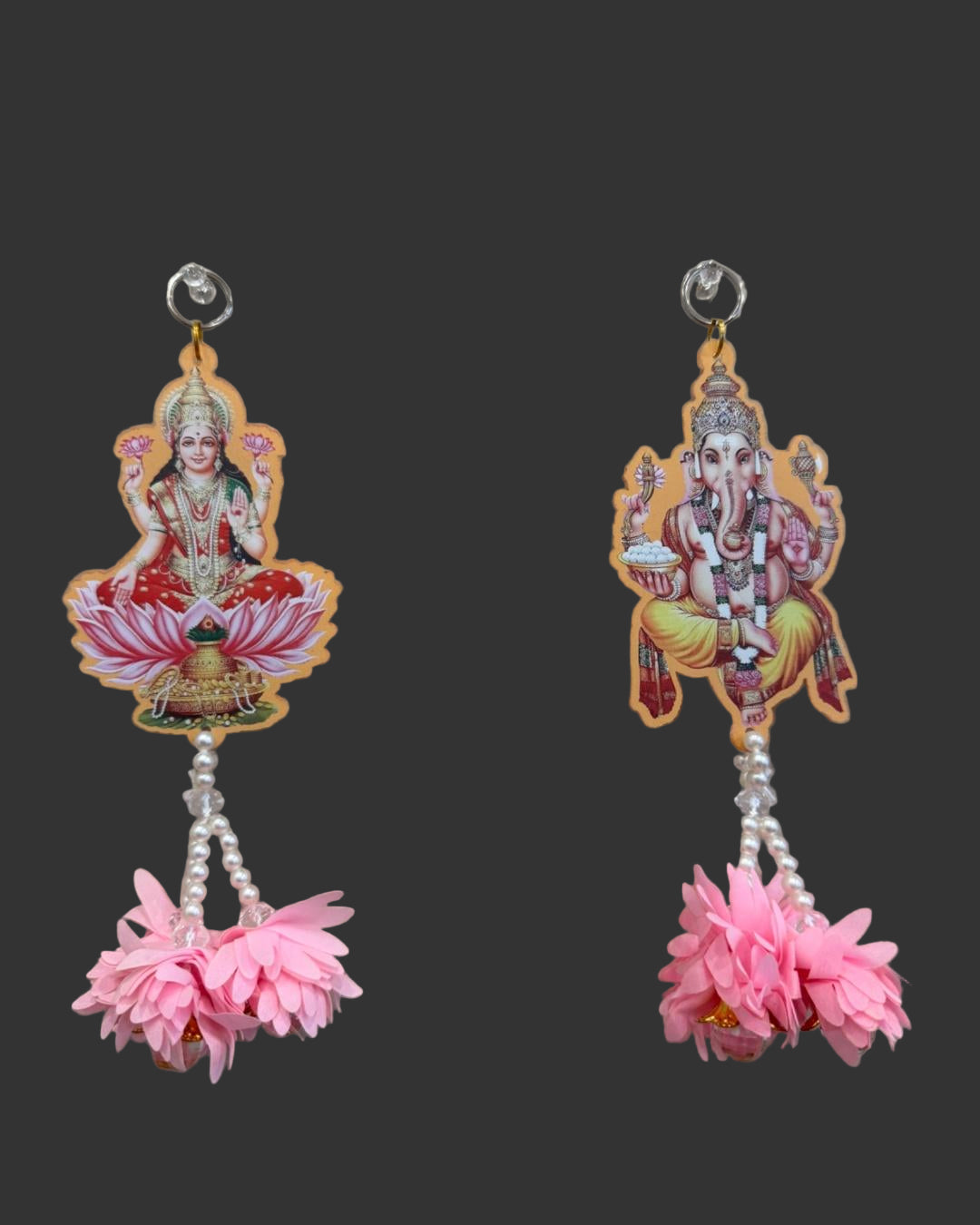 Hanging Wall Décor – Goddess Lakshmi & Lord Ganesh Pair
