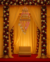 Handcrafted Crystal & Pearl Beaded Decorative Hanging