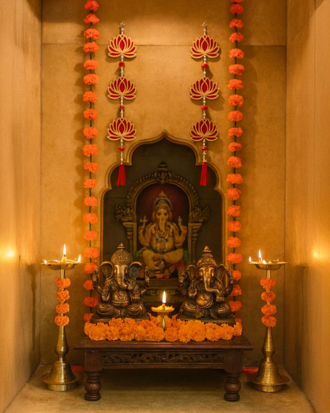 Lotus Wall Hanging Toran – Single Piece