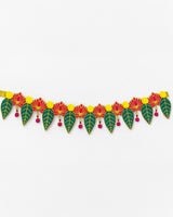 Lotus & Leaf Toran – Festive Door Hanging