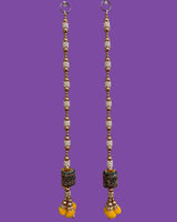 🌸 Handcrafted Pearl & Floral Door Hanging (Toran / Bandhanwar) 🌸